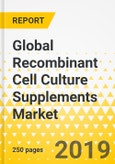 Global Recombinant Cell Culture Supplements Market: Focus on Product Type, Applications, 5 Regional Data, 23 Countries' Data, and Competitive Landscape - Analysis and Forecast, 2019-2029- Product Image