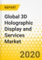 Global 3D Holographic Display and Services Market: Focus on Product, Application, Industry, Business Models, Patents, Funding, Technology, Impact of COVID-19 - Analysis and Forecast 2020-2025 - Product Thumbnail Image