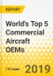 World's Top 5 Commercial Aircraft OEMs - Annual Strategy Dossier - 2019 - Airbus, Boeing, Bombardier, Embraer, ATR - Product Thumbnail Image