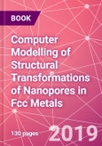 Computer Modelling of Structural Transformations of Nanopores in Fcc Metals- Product Image