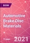 Automotive Brake Disc Materials - Product Thumbnail Image