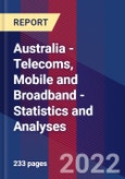 Australia - Telecoms, Mobile and Broadband - Statistics and Analyses- Product Image