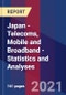 Japan - Telecoms, Mobile and Broadband - Statistics and Analyses - Product Image