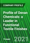 Profile of Devan Chemicals: a Leader in Functional Textile Finishes - Product Thumbnail Image