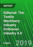 Editorial: The Textile Machinery Industry Embraces Industry 4.0- Product Image