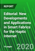 Editorial: New Developments and Applications in Smart Fabrics for the Haptic Internet- Product Image