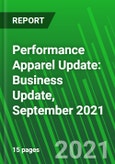 Performance Apparel Update: Business Update, September 2021- Product Image