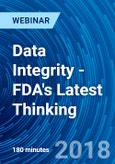 Data Integrity - FDA's Latest Thinking - Webinar (Recorded)- Product Image