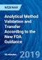 Analytical Method Validation and Transfer According to the New FDA Guidance - Webinar (Recorded) - Product Thumbnail Image