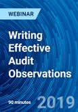 Writing Effective Audit Observations - Webinar (Recorded)- Product Image