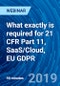 What exactly is required for 21 CFR Part 11, SaaS/Cloud, EU GDPR - Webinar - Product Thumbnail Image