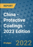China - Protective Coatings - 2023 Edition- Product Image