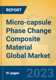 Micro-capsule Phase Change Composite Material Global Market Insights 2023, Analysis and Forecast to 2028, by Manufacturers, Regions, Technology, Product Type- Product Image