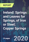 Ireland: Springs and Leaves for Springs, of Iron or Steel; Copper Springs 2014-2024- Product Image