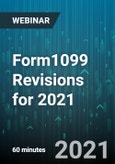 Form1099 Revisions for 2021 - Webinar (Recorded)- Product Image