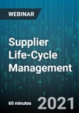 Supplier Life-Cycle Management - Webinar (Recorded)- Product Image