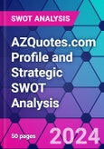 AZQuotes.com Profile and Strategic SWOT Analysis- Product Image