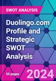 Duolingo.com Profile and Strategic SWOT Analysis- Product Image