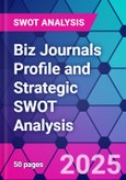 Biz Journals Profile and Strategic SWOT Analysis- Product Image