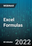 Excel Formulas - Webinar (Recorded)- Product Image