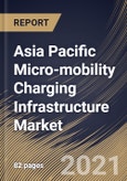 Asia Pacific Micro-mobility Charging Infrastructure Market By Charger Type, By Power Source, By Vehicle Type, By End User, By Country, Growth Potential, COVID-19 Impact Analysis Report and Forecast, 2021 - 2027- Product Image