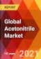 Global Acetonitrile Market, By Type (Derivative, Solvent), By Grade (99.99%, 99.9%, 99.8%, 99.5%, Others), By Application (Laboratory, Pharma, Others), By End-User (Agricultural, Analytical, Pharmaceutical, Others), Estimation & Forecast, 2017 - 2027 - Product Thumbnail Image
