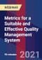 Metrics for a Suitable and Effective Quality Management System - Webinar - Product Image