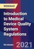 Introduction to Medical Device Quality System Regulations - Webinar (Recorded)- Product Image