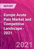 Europe Acute Pain Market and Competitive Landscape - 2021- Product Image