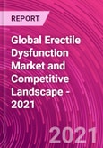 Global Erectile Dysfunction Market and Competitive Landscape - 2021- Product Image