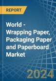 World - Wrapping Paper, Packaging Paper and Paperboard - Market Analysis, Forecast, Size, Trends and Insights. Update: COVID-19 Impact- Product Image