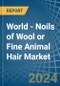 World - Noils of Wool or Fine Animal Hair - Market Analysis, Forecast, Size, Trends and Insights. Update: COVID-19 Impact - Product Image