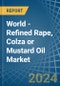 World - Refined Rape, Colza or Mustard Oil - Market Analysis, Forecast, Size, Trends and Insights. Update: COVID-19 Impact - Product Image