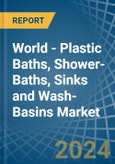 World - Plastic Baths, Shower-Baths, Sinks and Wash-Basins - Market Analysis, Forecast, Size, Trends and Insights- Product Image