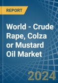 World - Crude Rape, Colza or Mustard Oil - Market Analysis, Forecast, Size, Trends and Insights- Product Image
