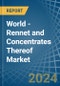 World - Rennet and Concentrates Thereof - Market Analysis, Forecast, Size, Trends and Insights. Update: COVID-19 Impact - Product Image