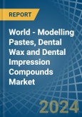 World - Modelling Pastes, Dental Wax and Dental Impression Compounds - Market Analysis, Forecast, Size, Trends and Insights- Product Image