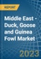 Middle East - Duck, Goose and Guinea Fowl - Market Analysis, Forecast, Size, Trends and Insights. Update: COVID-19 Impact - Product Image