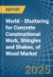 World - Shuttering for Concrete Constructional Work, Shingles and Shakes, of Wood - Market Analysis, forecast, Size, Trends and Insights - Product Thumbnail Image