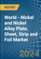 World - Nickel and Nickel Alloy Plate, Sheet, Strip and Foil - Market Analysis, Forecast, Size, Trends and Insights. Update: COVID-19 Impact - Product Image