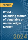 World - Colouring Matter of Vegetable or Animal origin - Market Analysis, Forecast, Size, Trends and Insights- Product Image