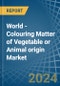 World - Colouring Matter of Vegetable or Animal origin - Market Analysis, Forecast, Size, Trends and Insights. Update: COVID-19 Impact - Product Image