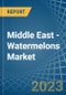 Middle East - Watermelons - Market Analysis, Forecast, Size, Trends and Insights. Update: COVID-19 Impact - Product Image