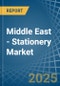 Middle East - Stationery - Market Analysis, Forecast, Size, Trends and Insights. Update: COVID-19 Impact - Product Image