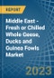 Middle East - Fresh or Chilled Whole Geese, Ducks and Guinea Fowls - Market Analysis, Forecast, Size, Trends and Insights. Update: COVID-19 Impact - Product Thumbnail Image