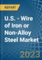 U.S. - Wire of Iron or Non-Alloy Steel (Stainless Steel or Other Alloy Steel) - Market Analysis, Forecast, Size, Trends and Insights. Update: COVID-19 Impact - Product Image