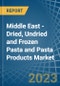 Middle East - Dried, Undried and Frozen Pasta and Pasta Products - Market Analysis, Forecast, Size, Trends and Insights. Update: COVID-19 Impact - Product Image