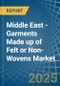 Middle East - Garments Made up of Felt or Non-Wovens - Market Analysis, Forecast, Size, Trends and Insights. Update: COVID-19 Impact - Product Thumbnail Image
