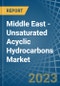 Middle East - Unsaturated Acyclic Hydrocarbons - Market Analysis, Forecast, Size, Trends and Insights. Update: COVID-19 Impact - Product Thumbnail Image