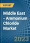Middle East - Ammonium Chloride - Market Analysis, Forecast, Size, Trends and Insights. Update: COVID-19 Impact - Product Thumbnail Image